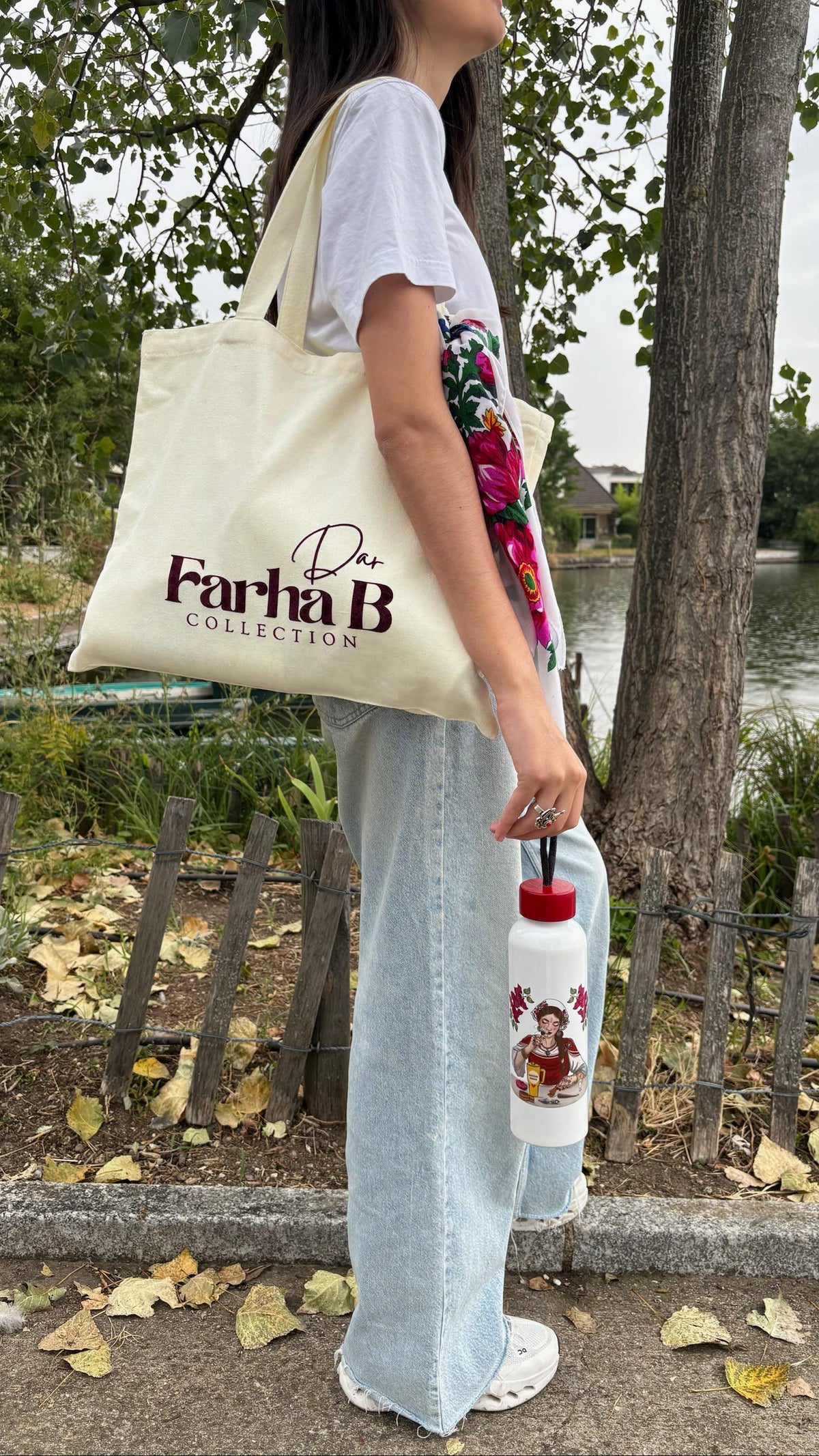 Tote bag écru - Grand format