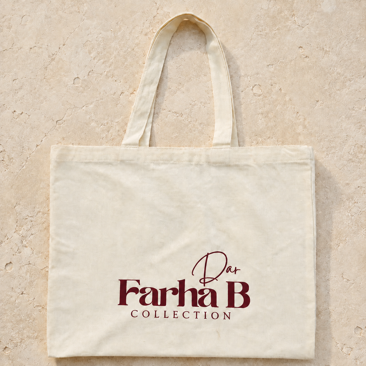Tote bag écru - Grand format