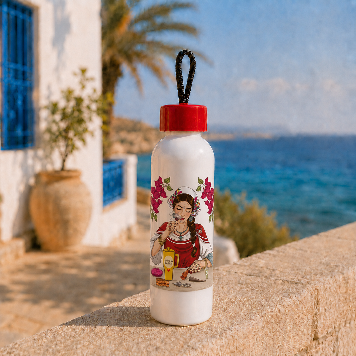 Gourde Yasmine en aluminium 600 ml | Vue principale